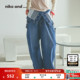 and 个性 ...NKJ连体裤 niko 女2026春季 新款 两穿牛仔背带裤 631396