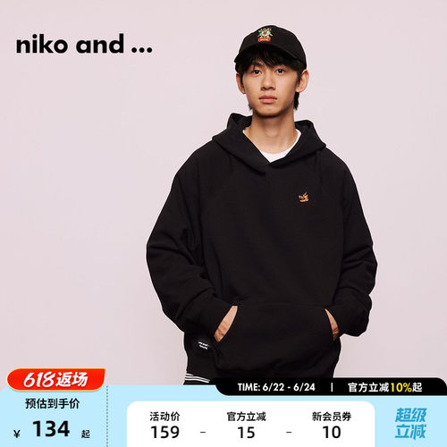 nikoand...卫衣情侣套头衫