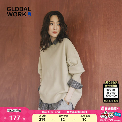 GLOBALWORK2025冬季新款针织衫