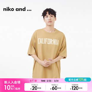 and 日系休闲棉质短袖 ...DMD 夏季 104799 T恤男女同款 niko