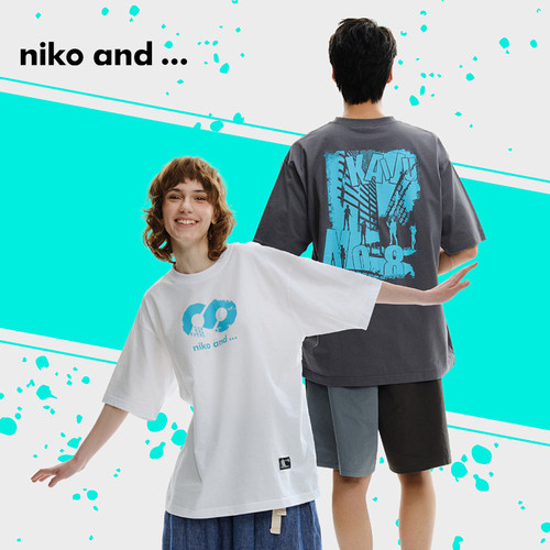 时尚潮流休闲T恤nikoand...