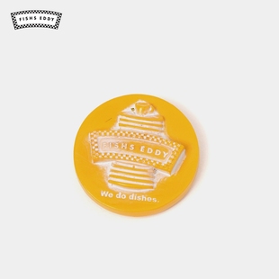 FISHS 圆形彩虹现代极简风冰箱帖150740 EDDY磁贴年春夏季