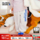 字母印花棉质卫裤 GLOBAL 638614 子儿童2026春季 新款 WORK 裤