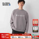 字母印花气质日系长袖 GLOBAL 上衣116246 新款 时尚 WORK 卫衣男冬季