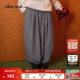 日系可爱宽松休闲气球裤 niko 611465 女2025冬季 新款 and ...长裤