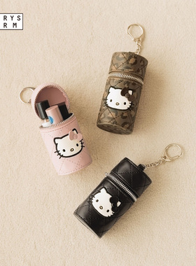 LOWRYS FARM Sanrio联名2025新款Kitty圆筒化妆包口红包580301