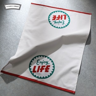 LOGO系列日系字母仿纸张趣味家用毛巾236728 ORIGINAL FISHS EDDY