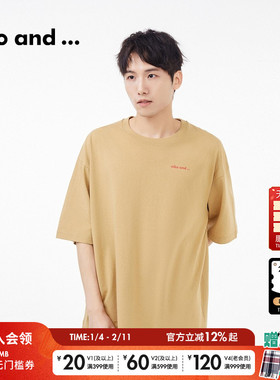 niko and ...DMD T恤男女同款夏季简约宽松休闲棉质短袖104794