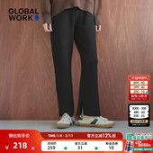 休闲通勤开叉针织微喇裤 GLOBAL 571363 子女2025冬季 新款 WORK 裤