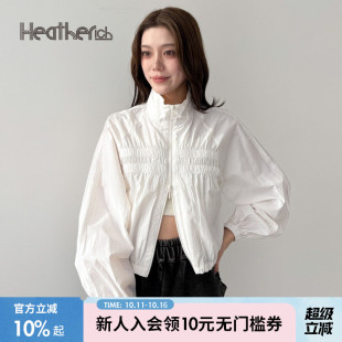 Heatherich夹克女2025年春秋新款 流行气质简约外套324744 时尚