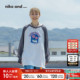 and ...T恤女2026春季 新款 niko 简约宽松插肩长袖 上衣583241