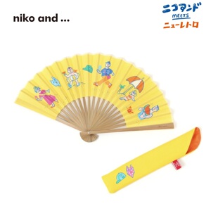 Retro联名系列2025新款 niko New ... 便携可折叠扇子494868 and