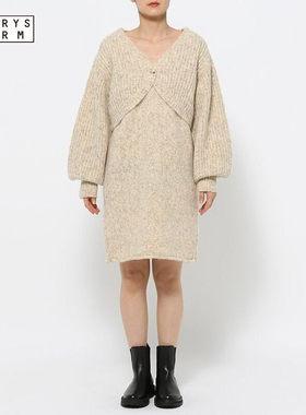 LOWRYS FARM时尚套装女2026春季长袖休闲日系吊带两件套152617