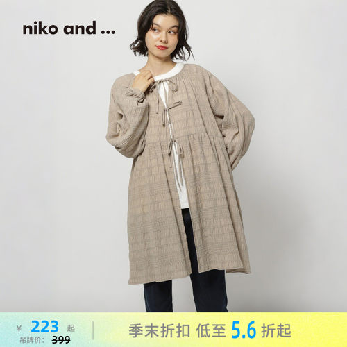 系带束腰连衣裙 褶皱纹路文艺随性