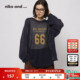 and ...毛衣女2026春季 新款 niko 前后两穿网纹针织衫 596183