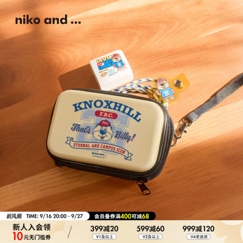 niko and ...BILLY合作系列2026新款出行手机零钱小方包639363