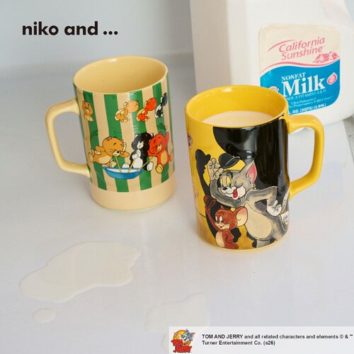 niko and ... 猫和老鼠联名2026新款可爱萌趣图案瓷马克杯645955
