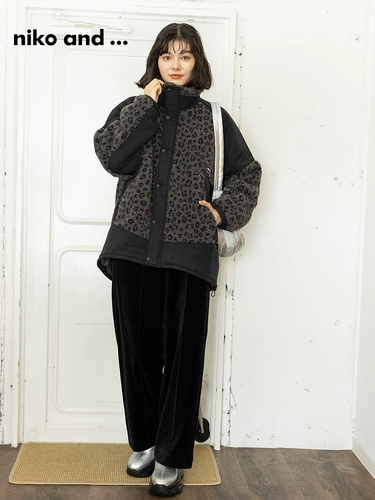 Нико и...Женское зимнее новое хлопковое пальто с высоким воротником из флиса и воротника 116458