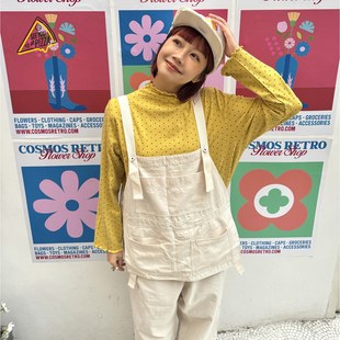 女2025秋冬新款 SEE PIZZA打底衫 彩色波点半高领T恤644764 YOU