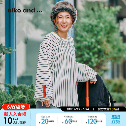 nikoand...2026春季新款卫衣