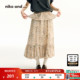 niko 日系气质碎花双层半身裙494933 新款 and ...半身裙女2025夏季
