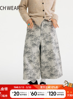 BUCH WEAR休闲裤女2026春季新款潮流复古设计感棉质长裤602709