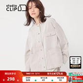studio 棉质潮酷气质保暖夹克服588453 新款 CLIP 外套女2026春季