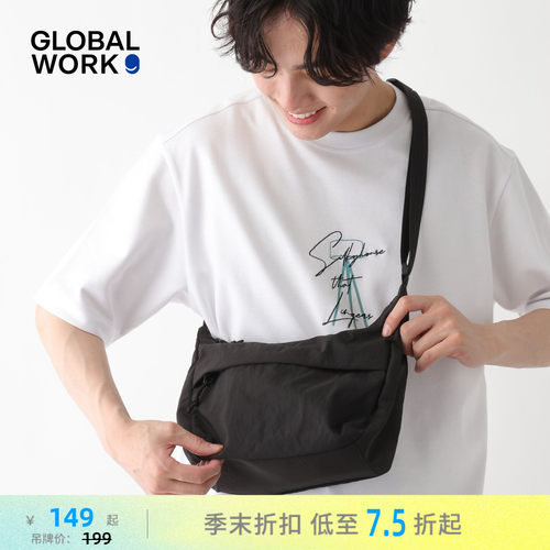 GLOBAL WORK 包袋男女同款2026新款出行便携斜挎包646382
