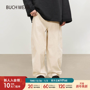 纯色系日常通勤棉质长裤 女2025秋冬新款 602702 WEAR休闲裤 BUCH