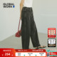 棉质通勤休闲直筒长裤 GLOBAL 498388 女2025冬季 新款 WORK 牛仔裤