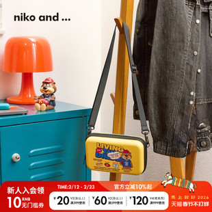 niko and ...BILLY合作系列2026新款卡通可爱手机小方包639362