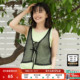 and ...马夹女夏季 新款 niko 时尚 系带休闲日系背心128489