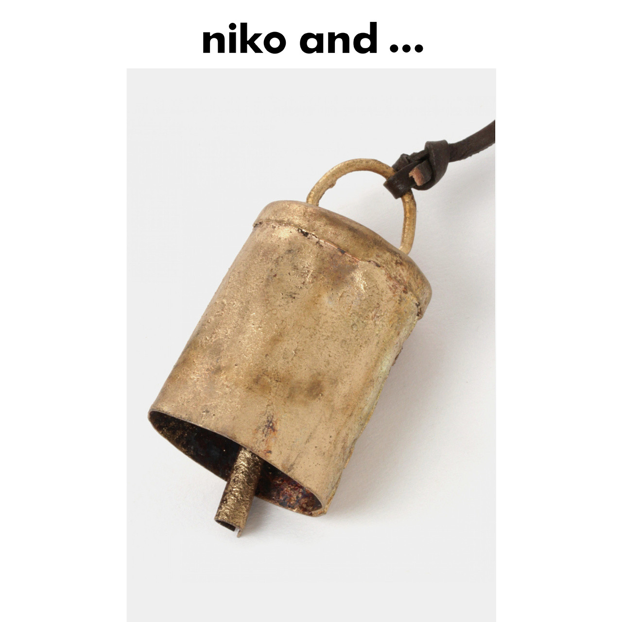 NIKO AND...바람 차임 2024 크리에이티브 레트로 노란색 일본 종 장식 387155