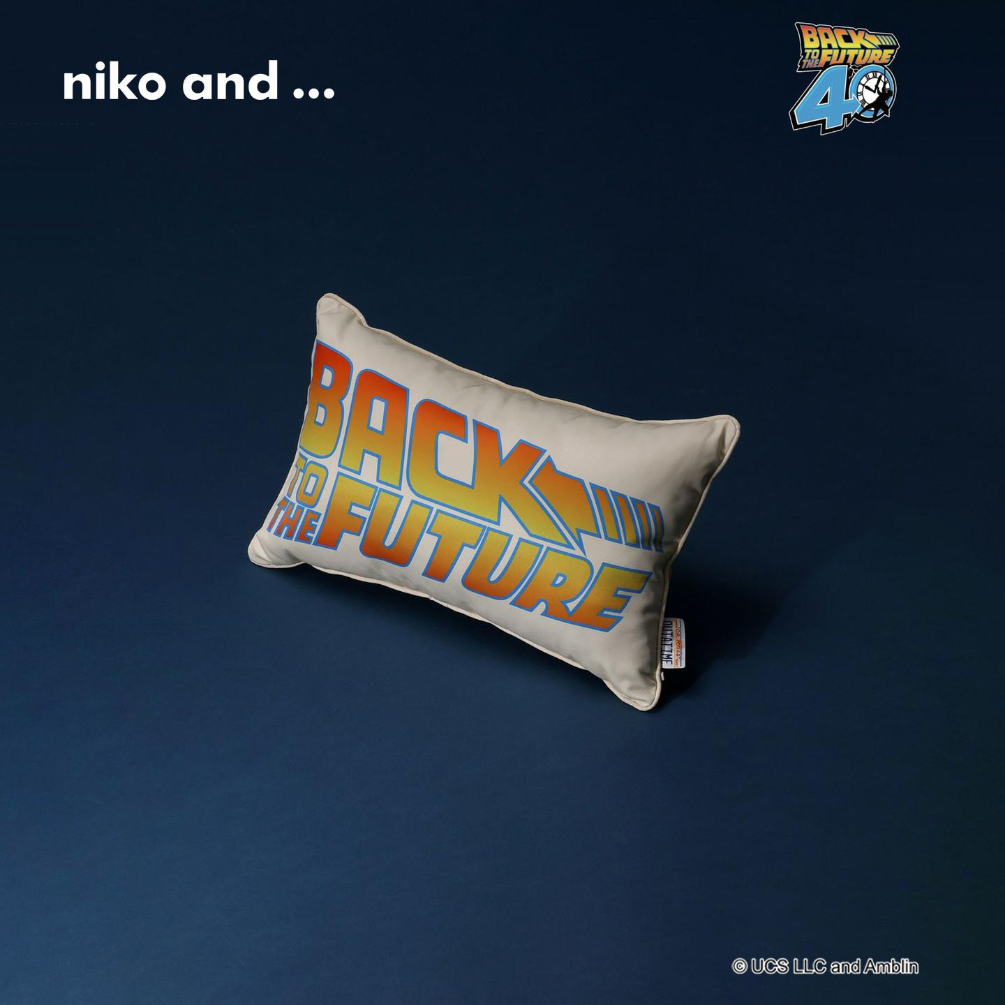 niko and ... 回到未来合作系列2025新款创意印花双面抱枕599126