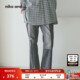 棉质毛边拼色长裤 niko 631401 女2026春季 新款 and ...NKJ牛仔裤