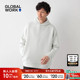 GLOBAL 流行简约休闲连帽卫衣116245 新款 WORK 卫衣男冬季