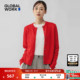 WORK 红色康赛妮山羊绒薄款 羊绒衫 GLOBAL 女26春季 新款 开衫 633002