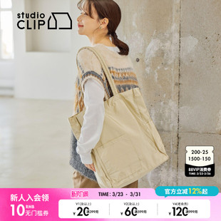 豹纹潮流通勤出行提包600363 包袋女2026新款 studio CLIP