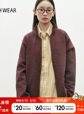 BUCH WEAR外套女2026春季新款时尚宽松休闲拉链翻领外衣323994