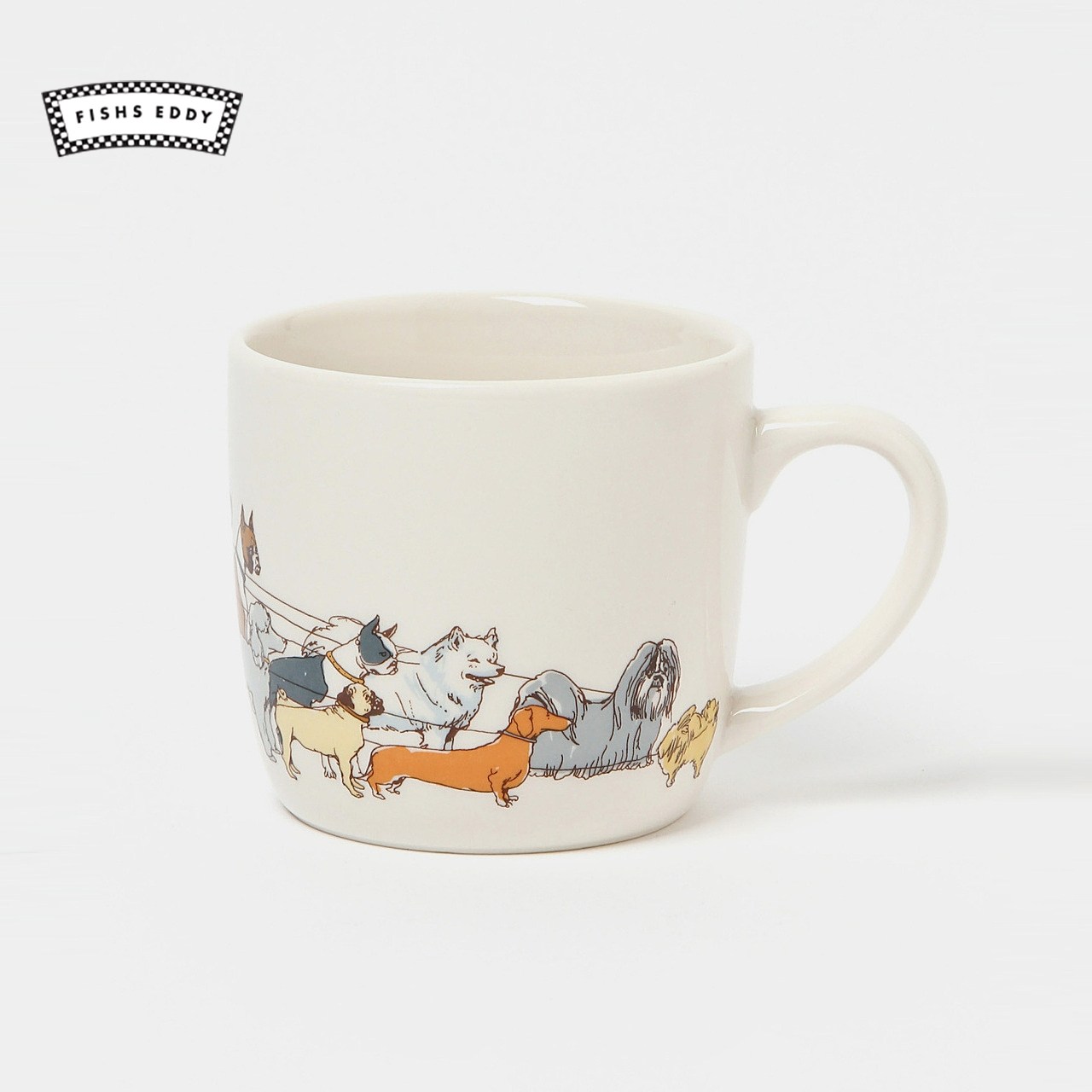 FISHS EDDY Cats&Dogs系列可爱小动物陶瓷咖啡杯水杯947139,餐饮具,马克杯,淘宝优惠券,粉丝福利购,淘宝优惠卷
