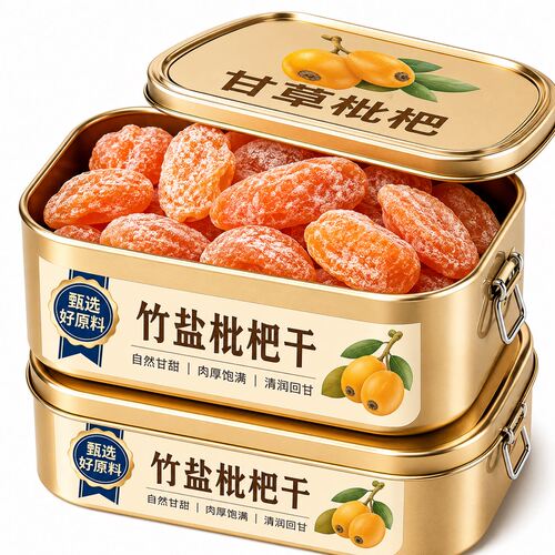 枇杷干原味福建云霄竹盐枇杷干酸甜无核果干官方旗舰正品食疗滋补