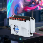 2代主机底座专用散热风扇替换嵌入式 Switch 配件一体保护降温散热器NS配件 oled DOBE任天堂switch