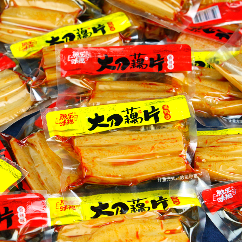 鱼乐味视大刀藕片500g称重酱腌