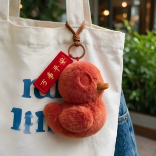 万事平安红土鸭子挂件八仙电影周边小鸭子公仔创意可爱毛绒包挂饰