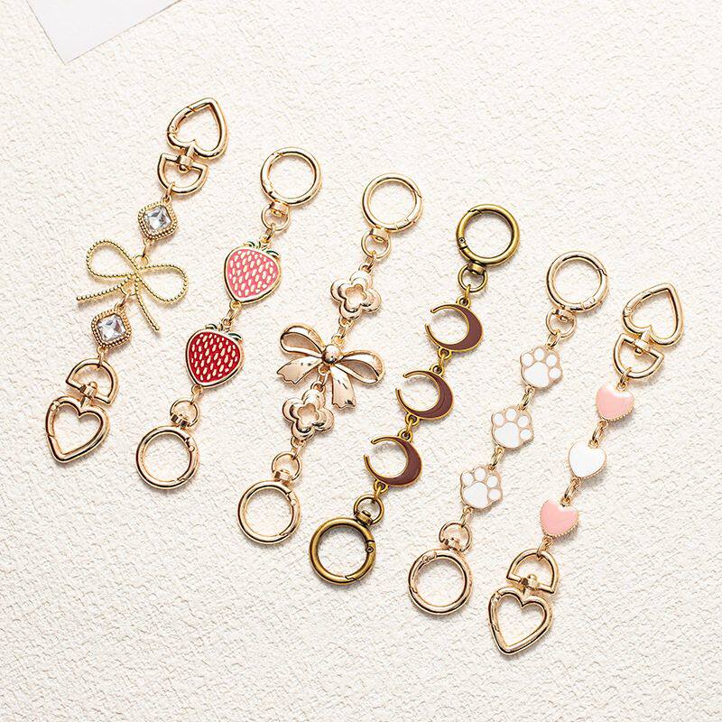 包包延长链包链链条蝴蝶结包带挂饰麻将包替换延长扣加长链装饰链