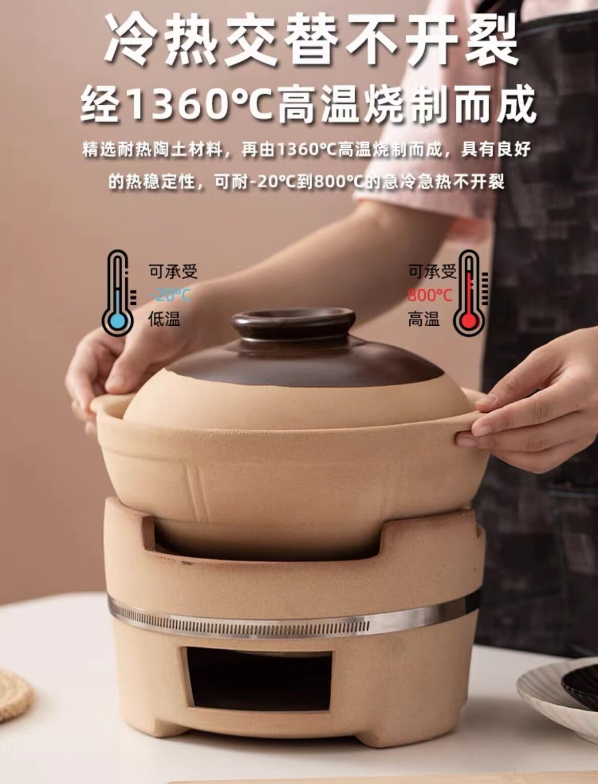 陶瓷碳炉火锅炉老式家用煲汤砂锅商用泥炉烧烤烤肉炉子港式打边炉