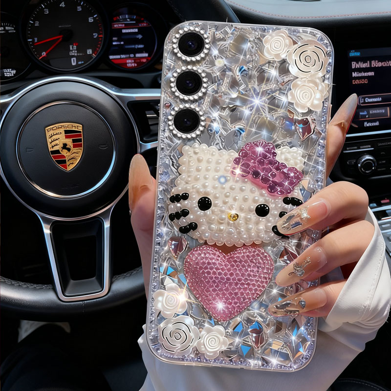 高端奢华镶钻手机壳，不掉钻，不发黄