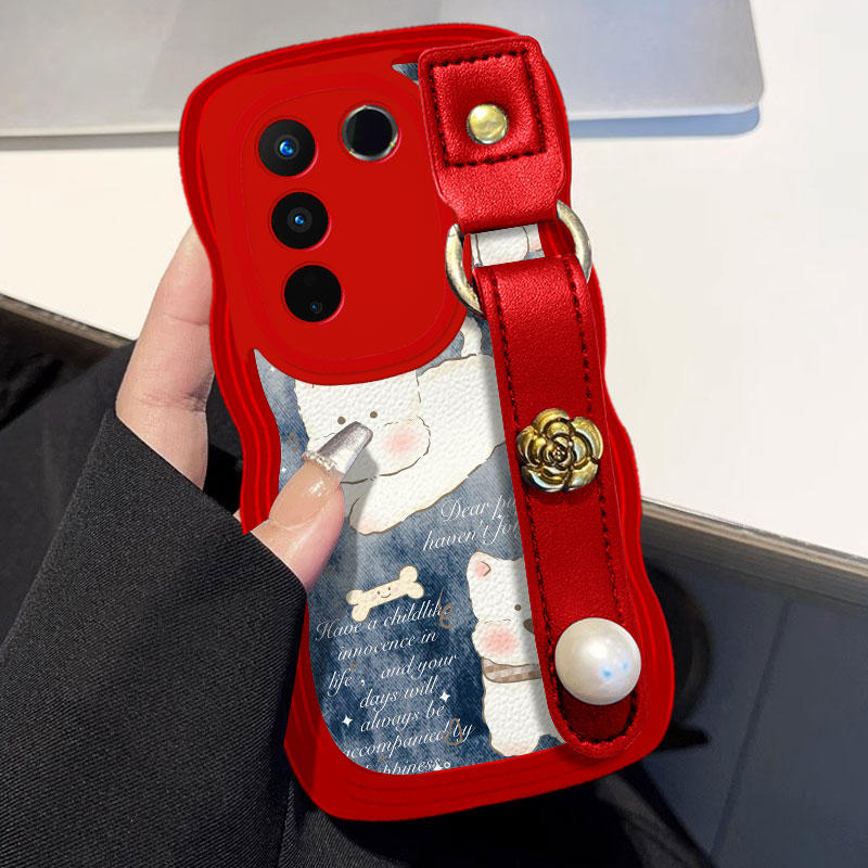 波浪实色手机壳，全包防摔，非常好用