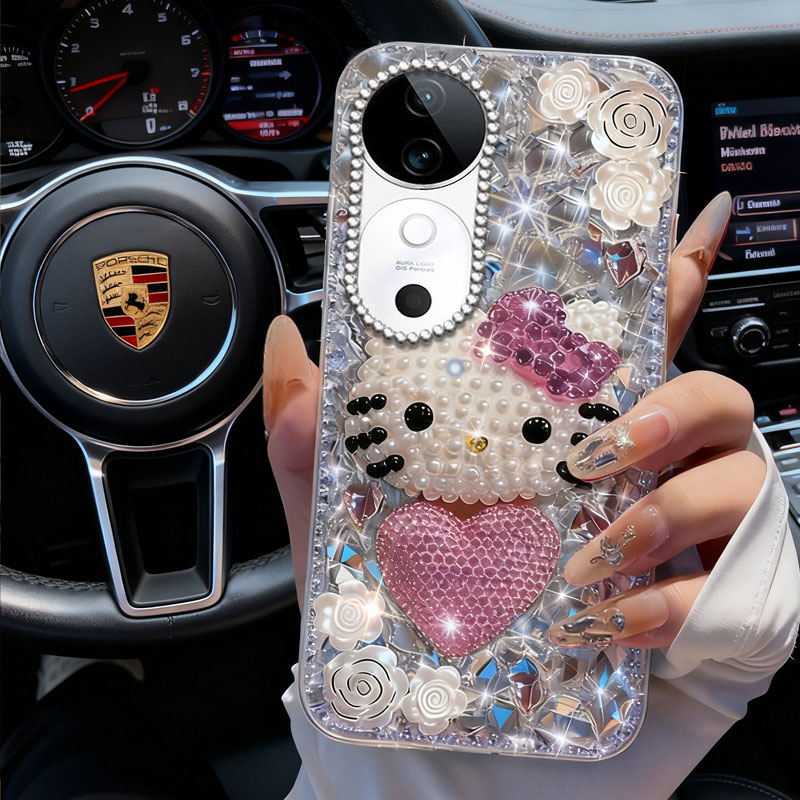 高端奢华镶钻手机壳，不掉钻，不发黄