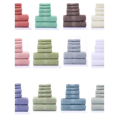 Pure cotton towels 3pcs bath towel washcloth棉浴巾毛巾三件套